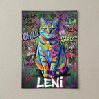 Personalisiertes Tierportrait - Graffiti
