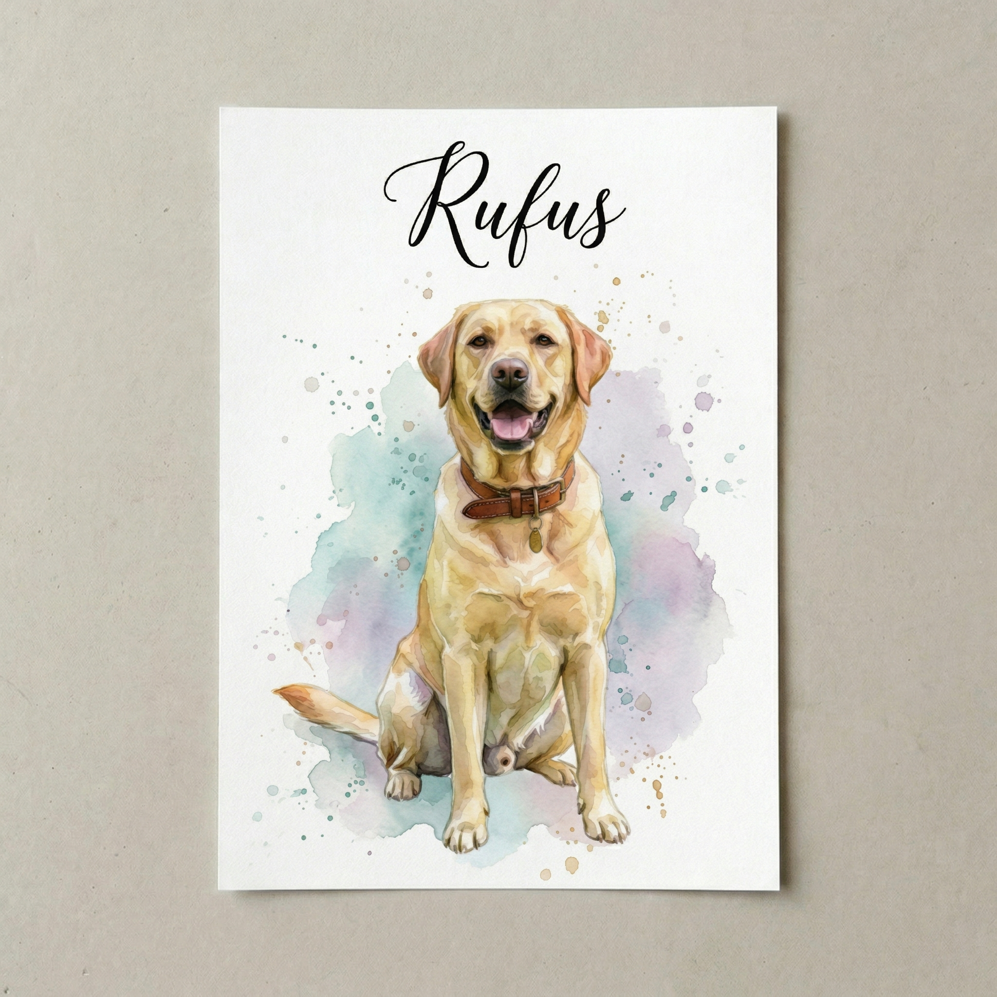 Personalisiertes Tierportrait - Aquarell