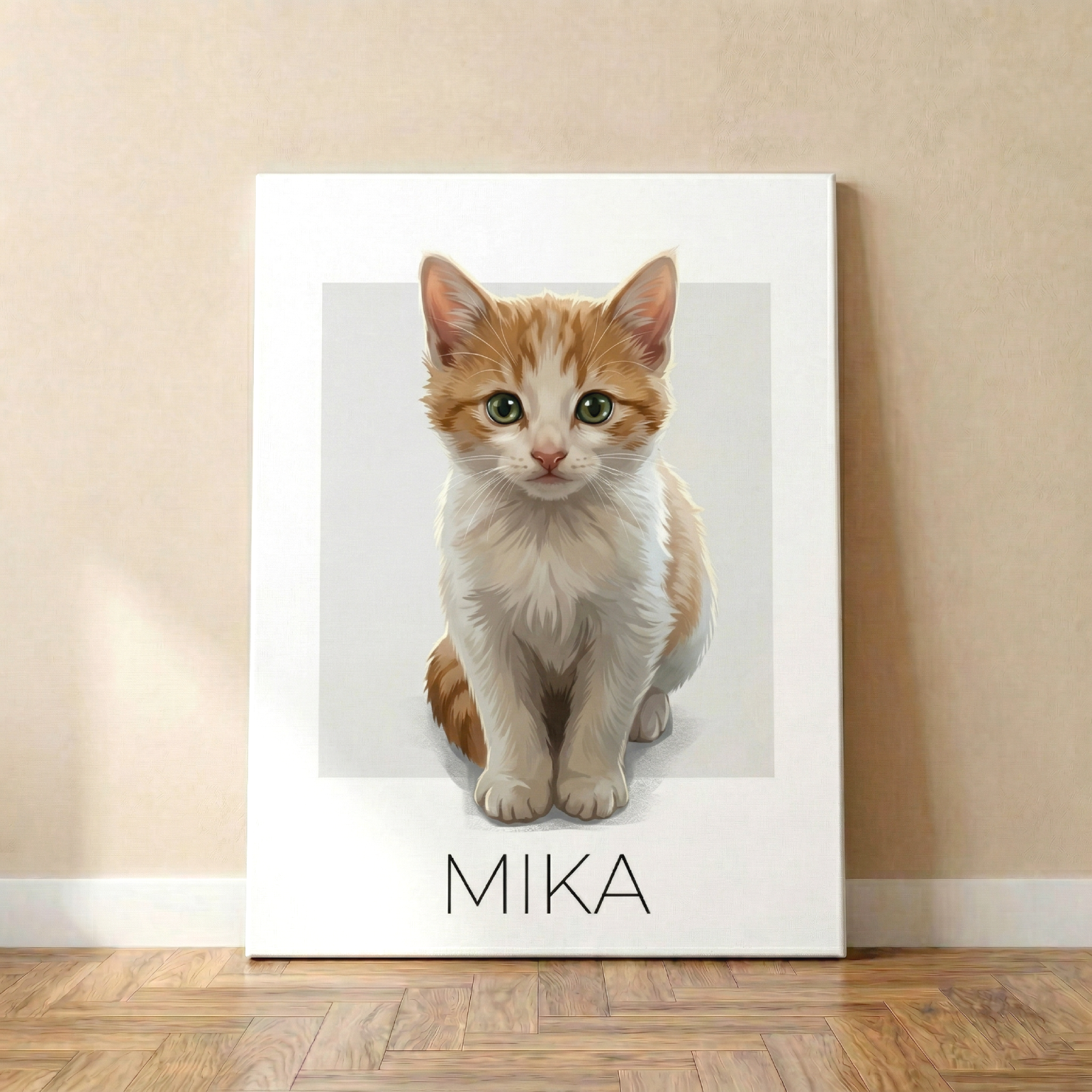 Personalisiertes Tierportrait - Modernes Digitales Gemälde