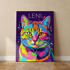 Personalisiertes Tierportrait - Pop Art