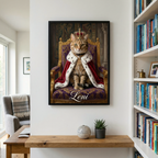 Personalisiertes Tierportrait - Königliches Gemälde
