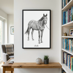 Personalisiertes Tierportrait - Zeichnung
