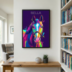 Personalisiertes Tierportrait - Pop Art