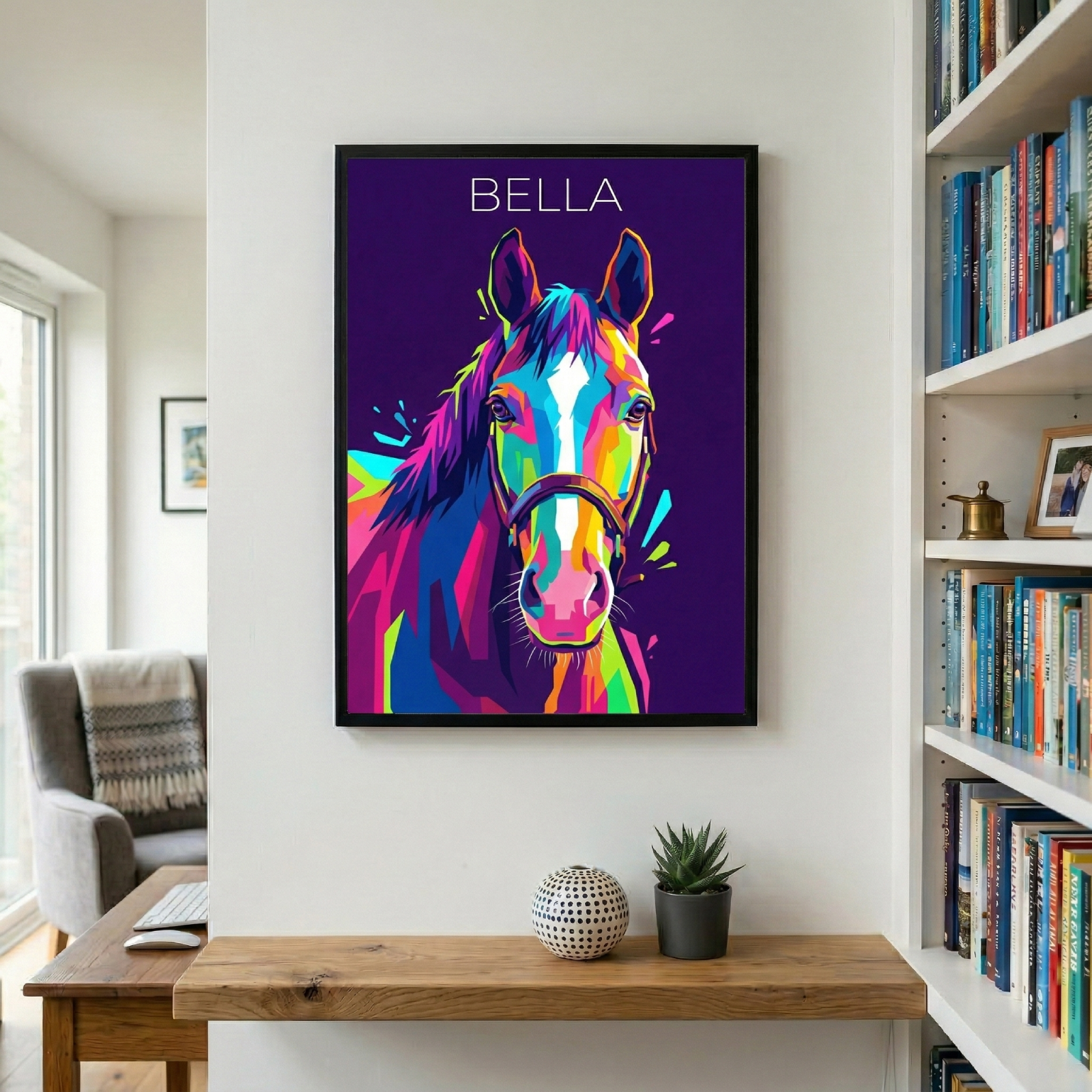 Personalisiertes Tierportrait - Pop Art