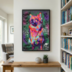 Personalisiertes Tierportrait - Graffiti