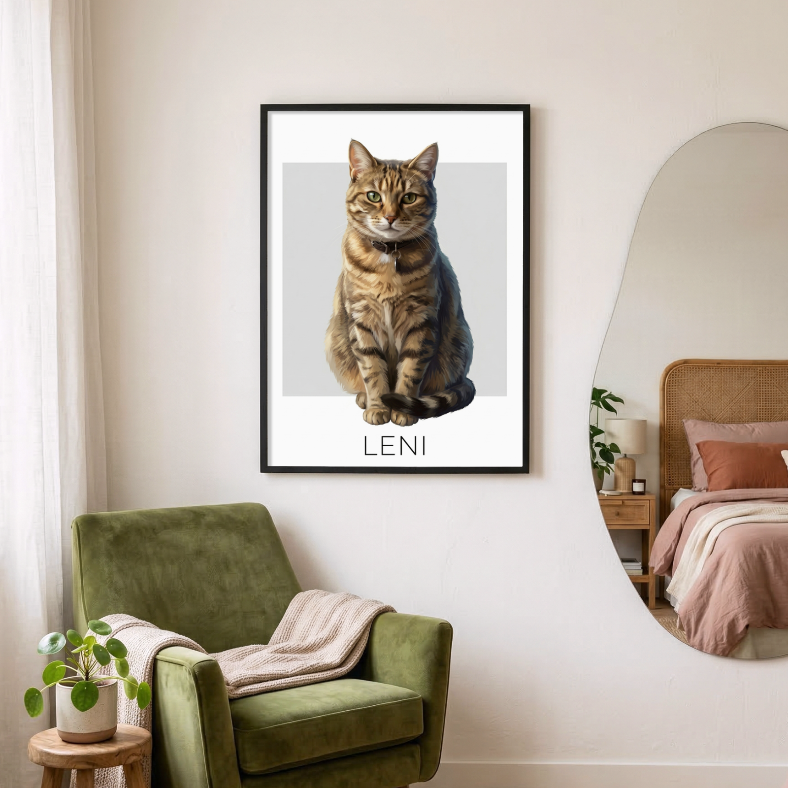 Personalisiertes Tierportrait - Modernes Digitales Gemälde
