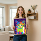 Personalisiertes Tierportrait - Pop Art