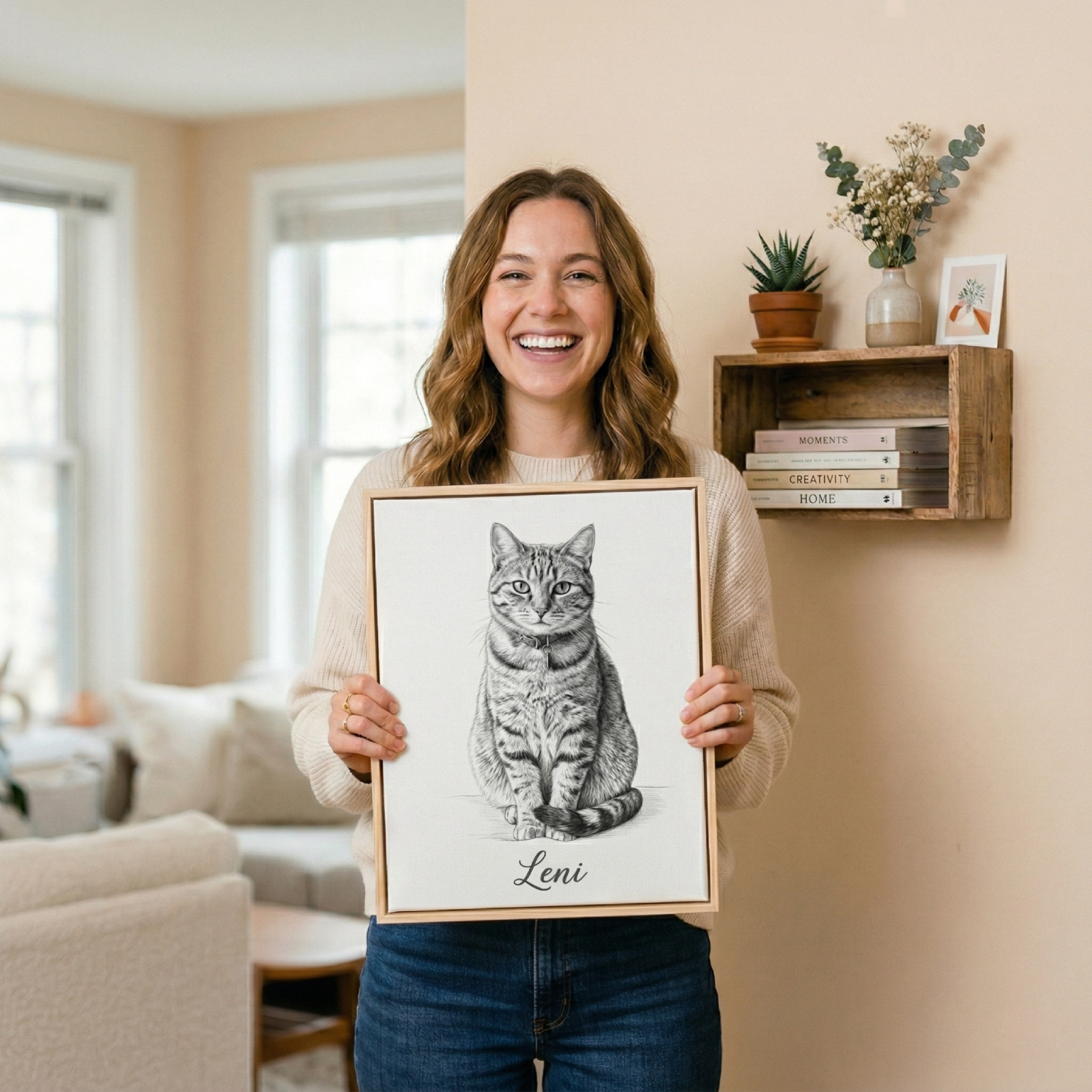 Personalisiertes Tierportrait - Zeichnung